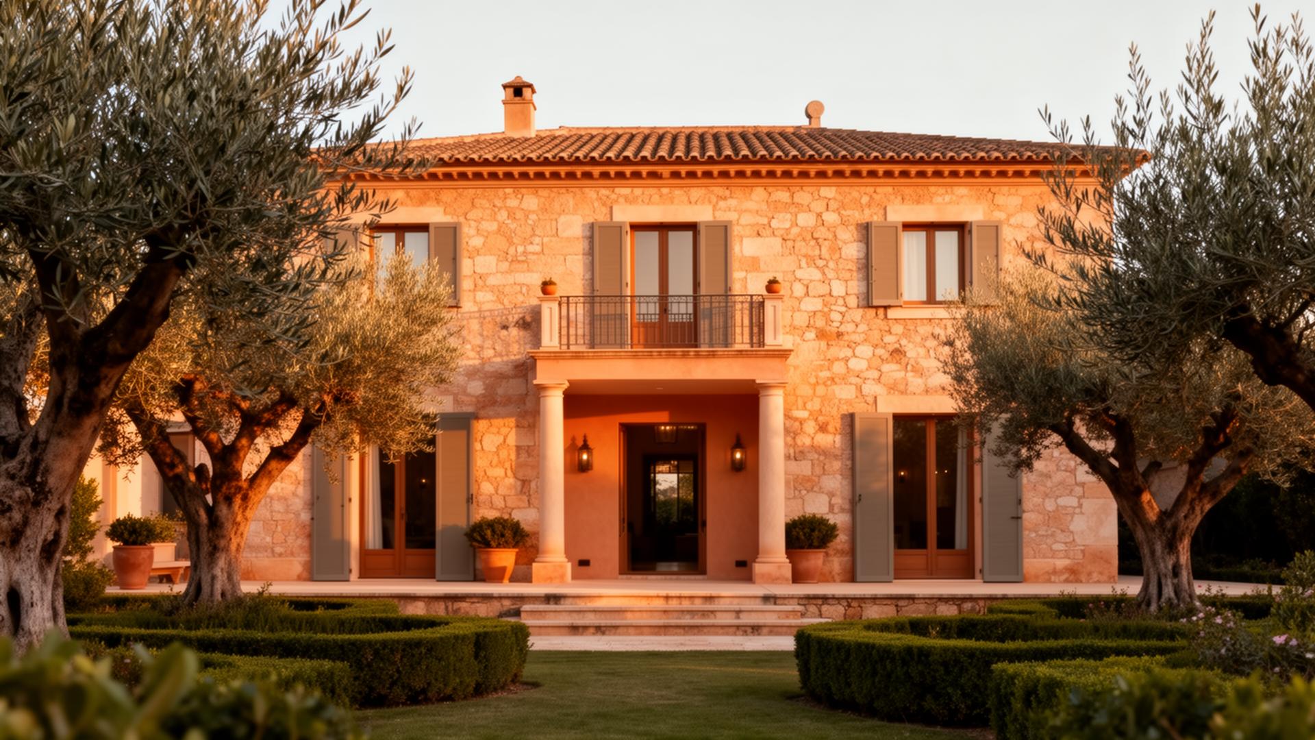 Mallorca Küste mit Luxusvillen