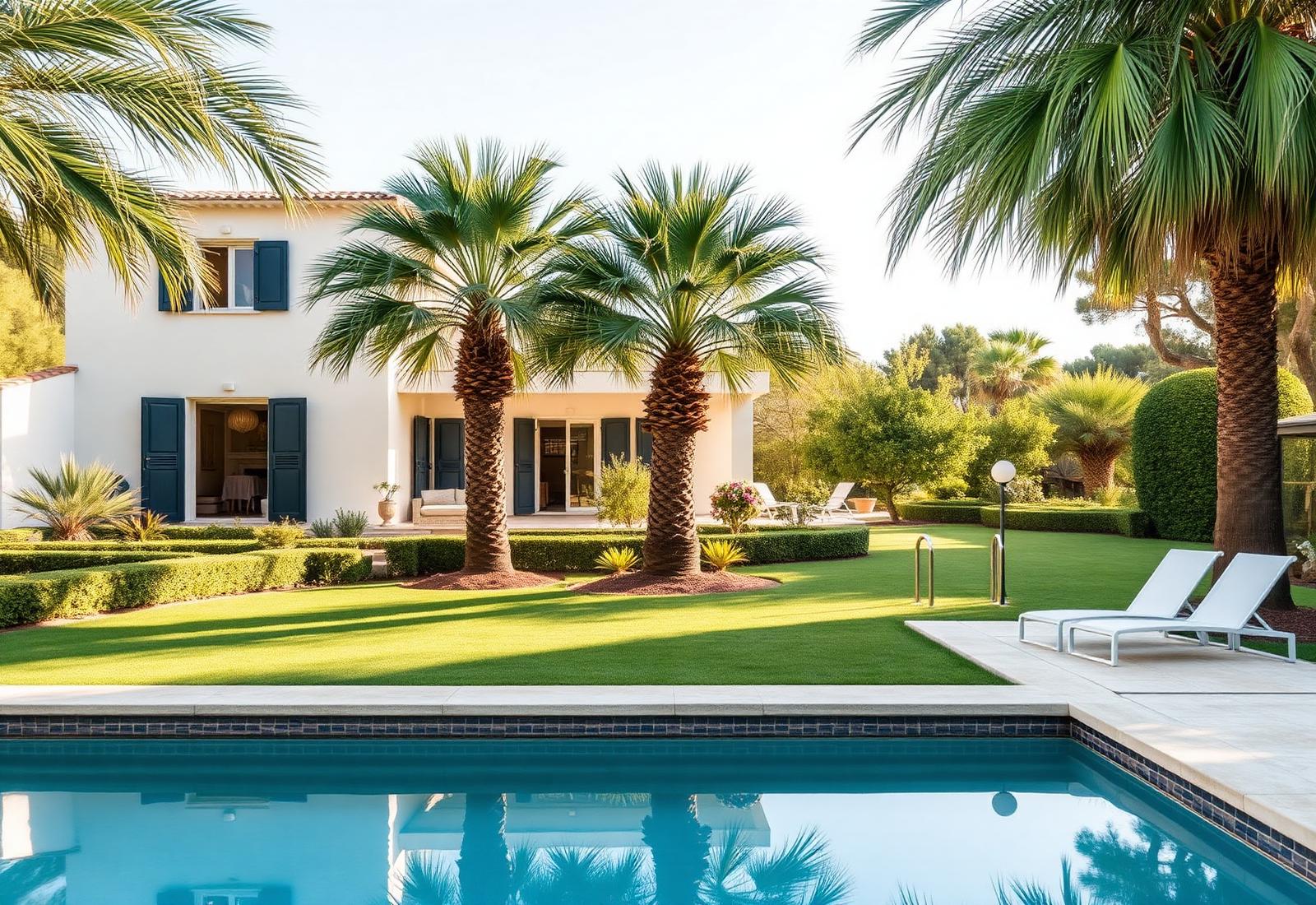 Gepflegte Mallorca Villa mit Pool und Palmen